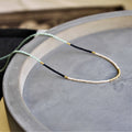 Lithe Beaded Necklace - Navy, Mint & Ivory