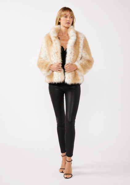 Bonnie Faux Fur Crop Jacket