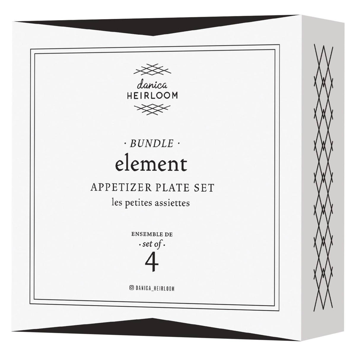 Bundle Element Appetizer Plates Set of 4