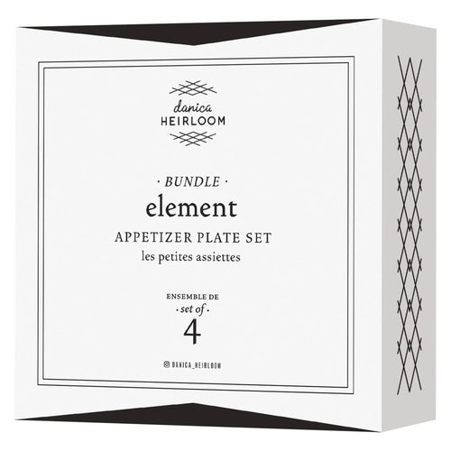 Bundle Element Appetizer Plates Set of 4