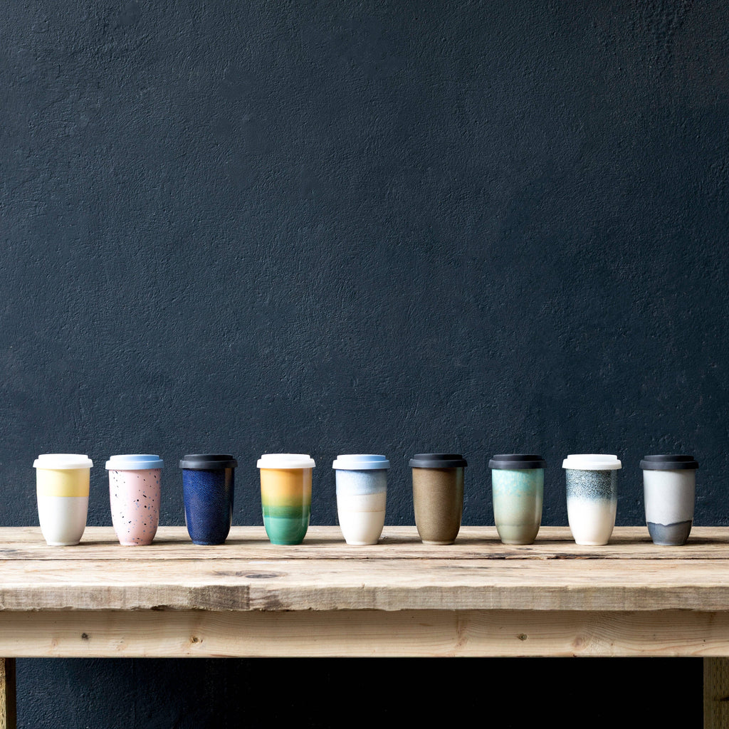 Cove Ceramic Travel Cup 12oz | Reusable Coffee Mug