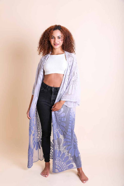 Ombre Bohemian Lace Kimono available in multiple colors