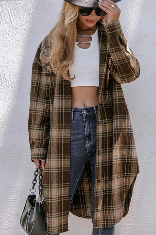 Oversized Plaid Jacket